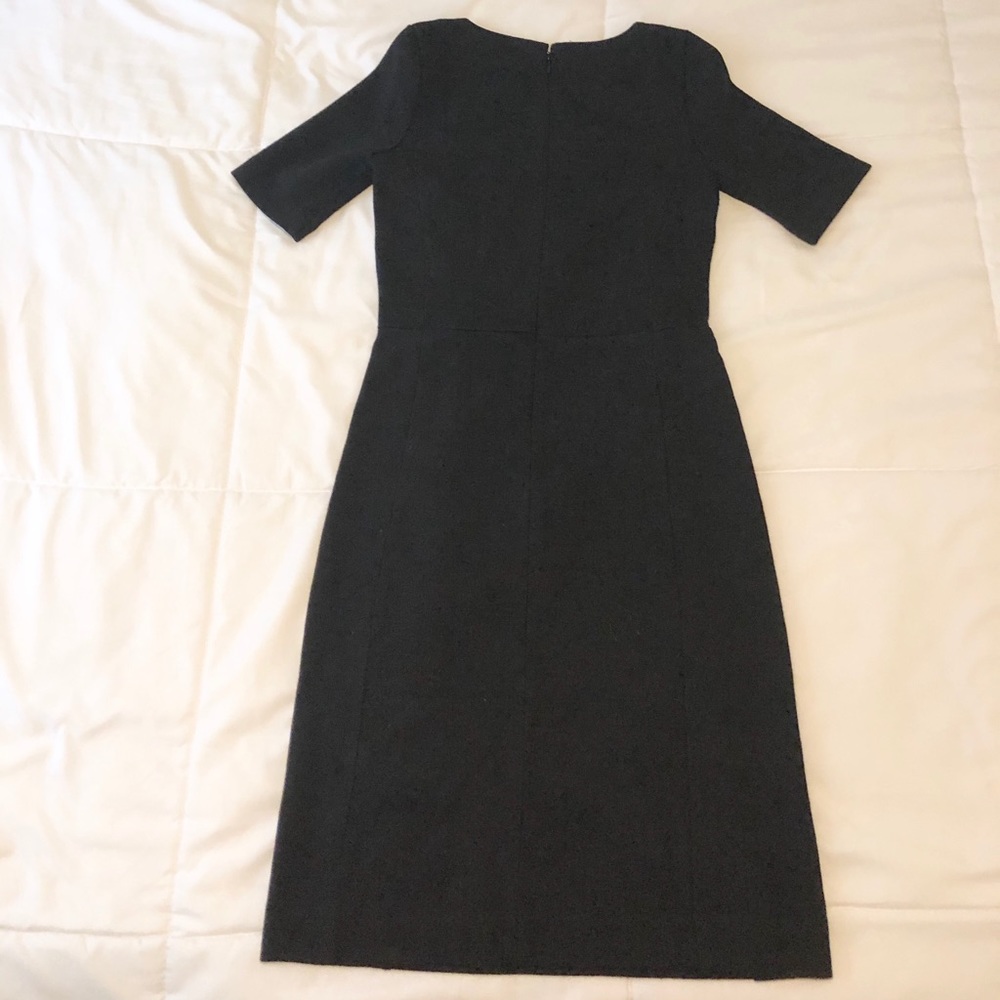 J. Crew Black Wool Dress (0) - Picture 6 of 9